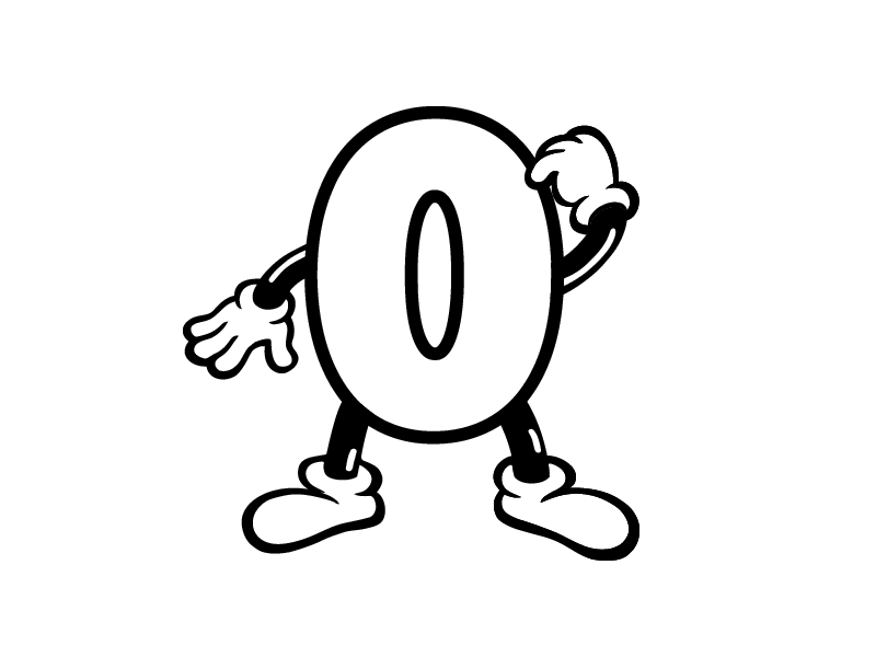 卡通数字简笔画图片-图1