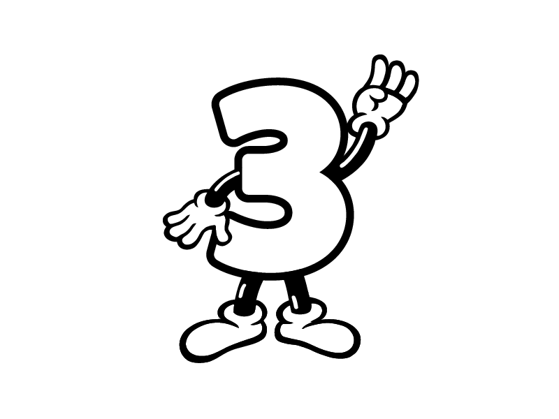 卡通数字简笔画图片-图4