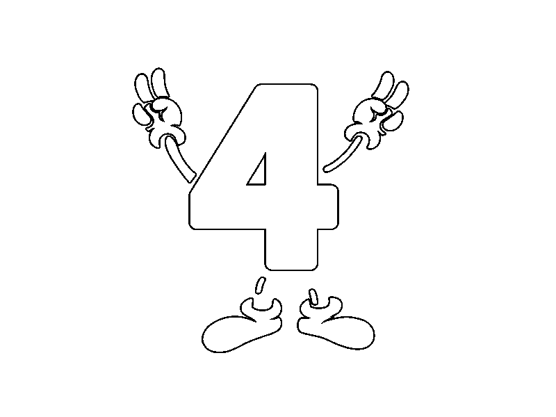 卡通数字简笔画图片-图5