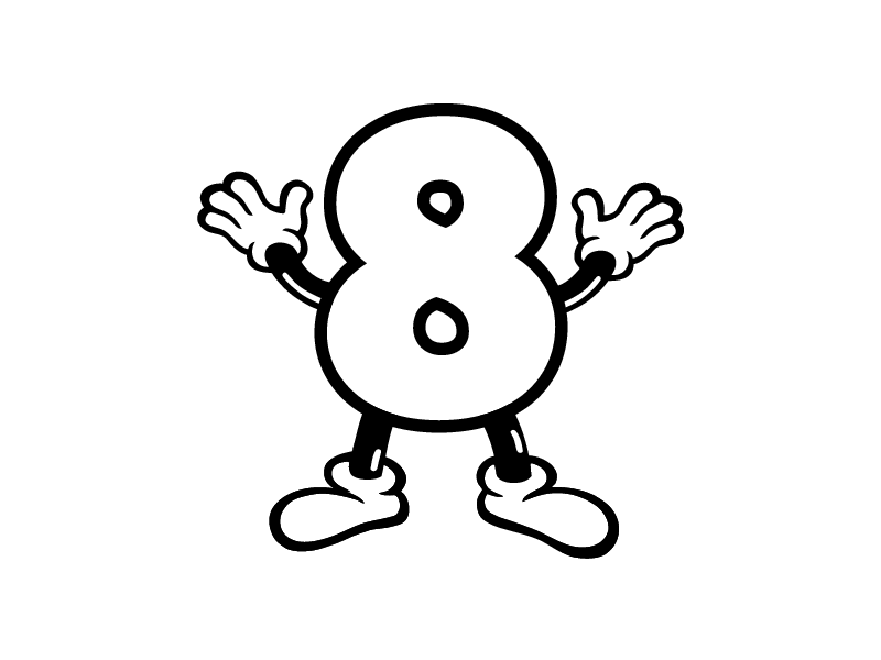 卡通数字简笔画图片-图9