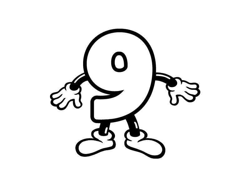 卡通数字简笔画图片-图10