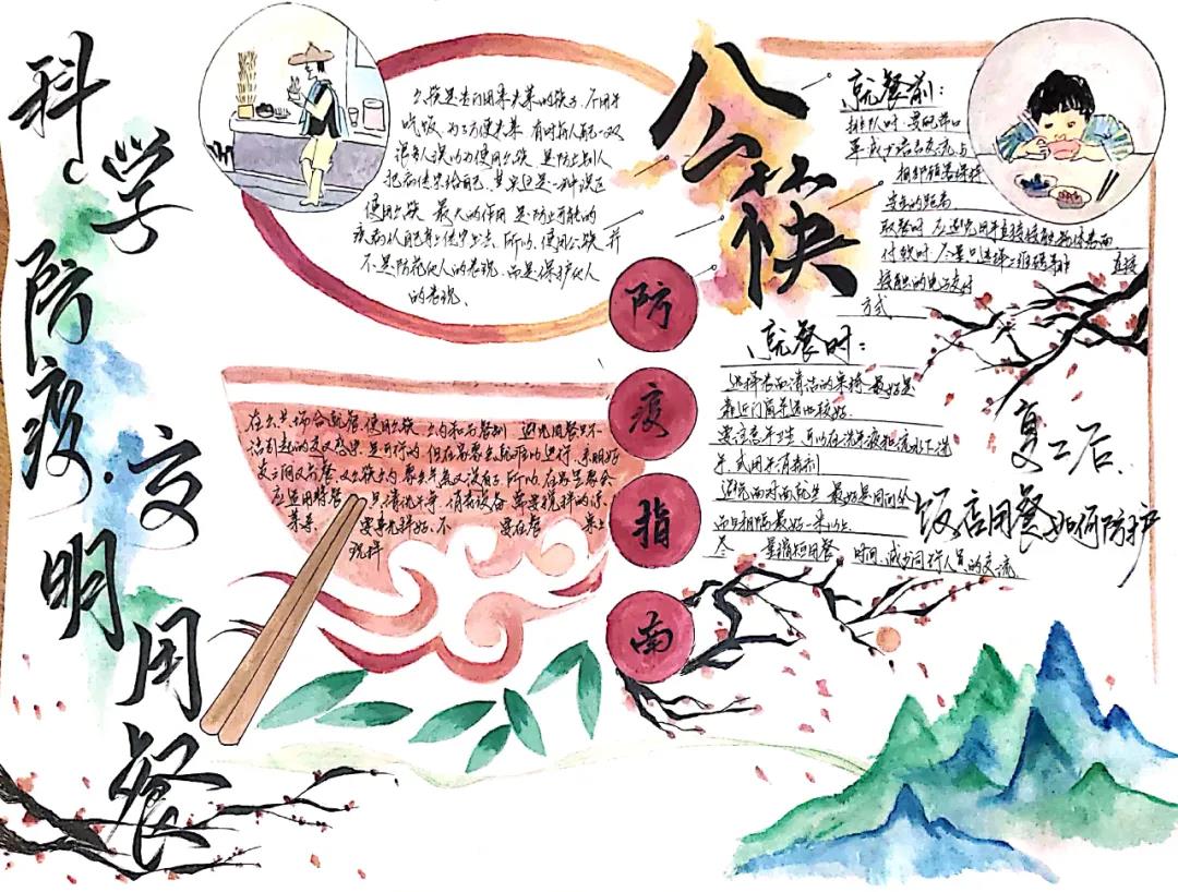 “提高科学防疫能力 共建和谐安全校园”主题手抄报-图1