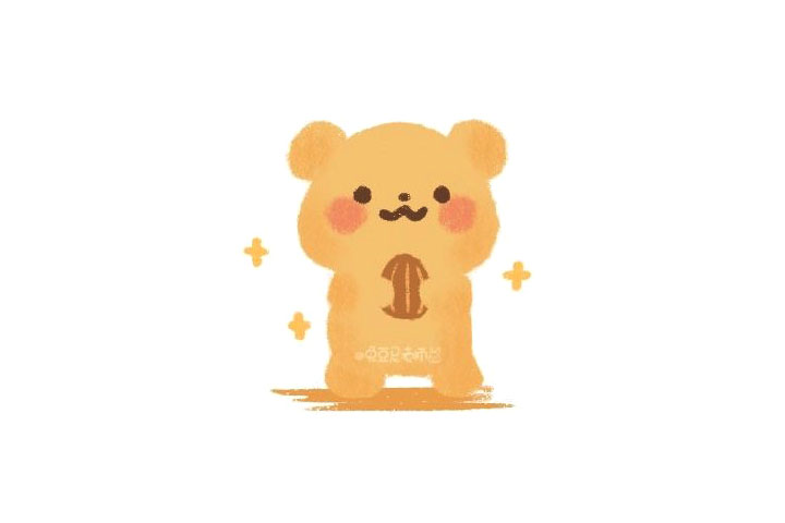 抱抱熊饼干怎么画