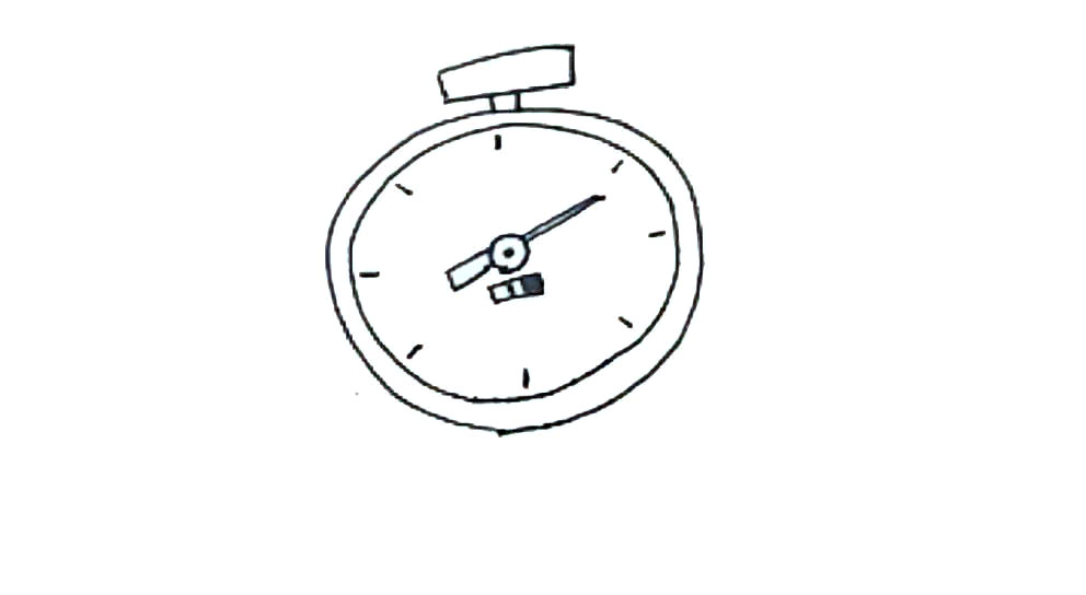 步骤6：上面，我们画上一个方形，并连接起来作为按钮。