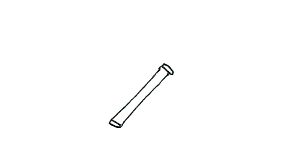 步骤2：上下各画上一个小方块。