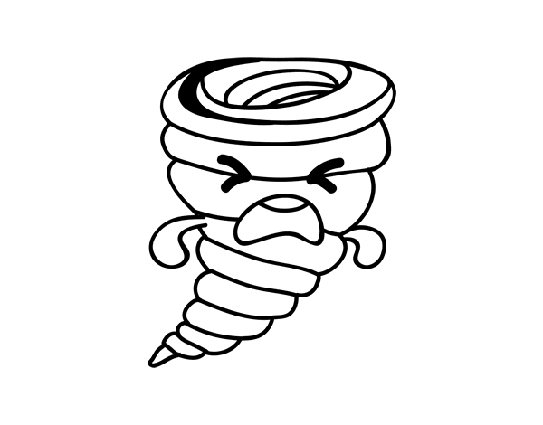 三种龙卷风的画法-图3