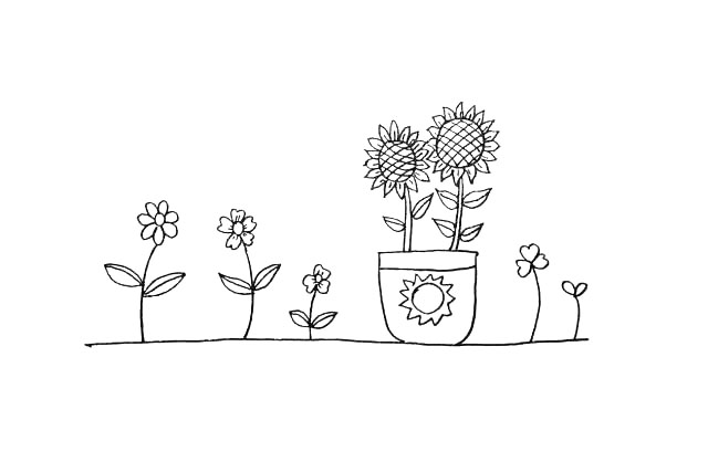 步骤16：然后用同样的画法画出另一棵。