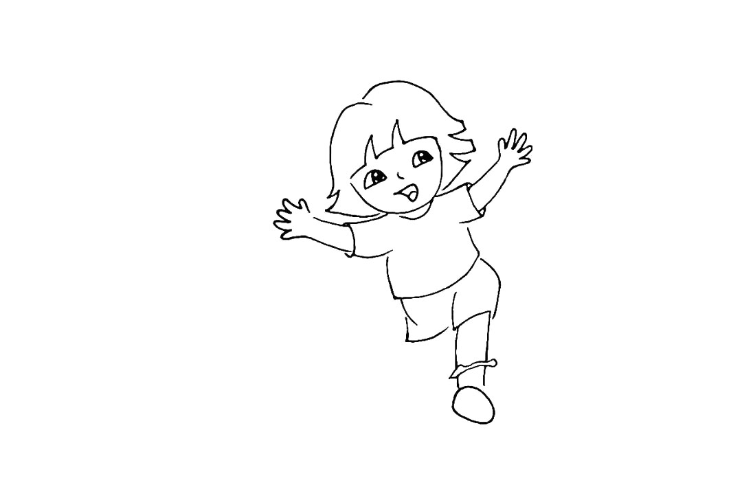 步骤15：我们画出一个椭圆表示鞋子的底面。