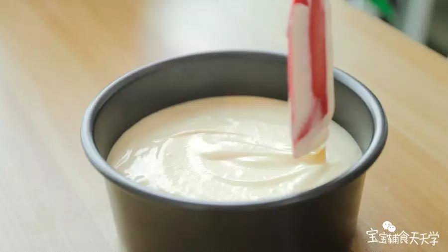 面糊倒入容器中，抹平