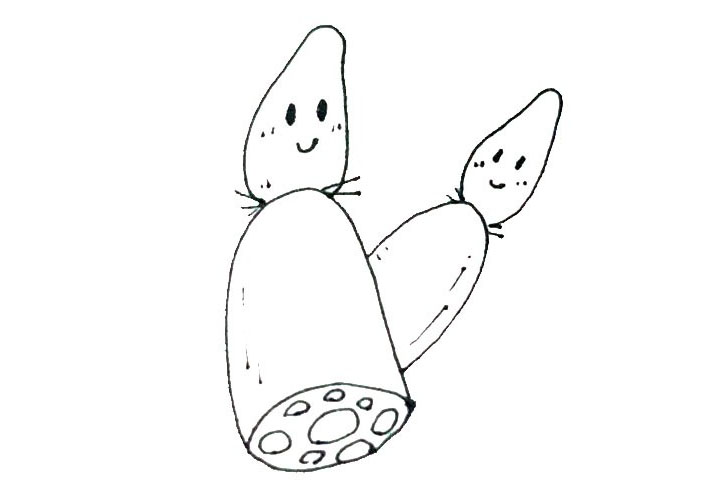 步骤6：用一些小线段画上一些装饰线条纹理。