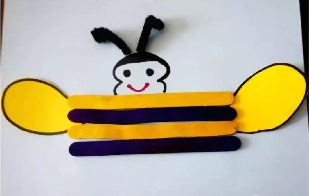 冰棒棍小蜜蜂制作教程-图8