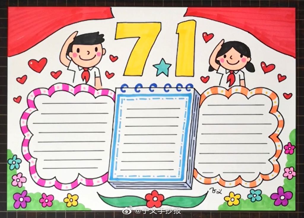 七一建党节手抄报图片及资料-图1