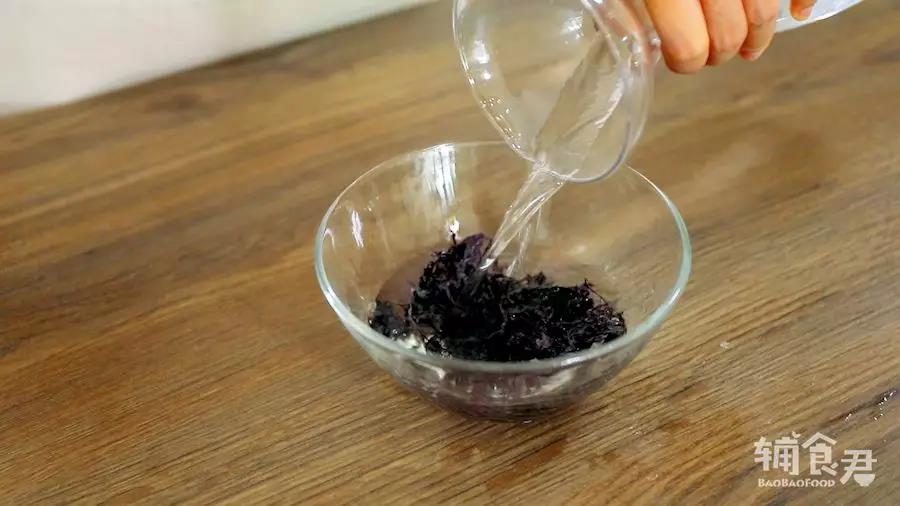 紫菜用清水净泡