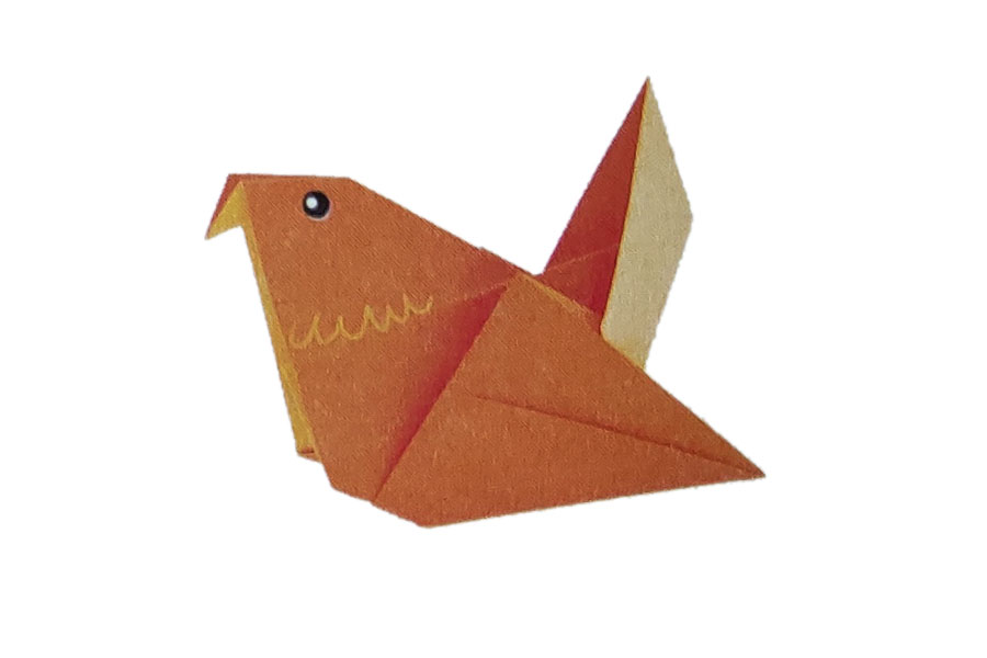 折纸母鸡步骤图解