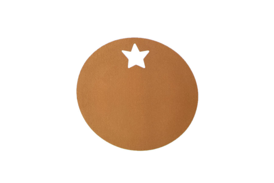 剪纸橙子的方法