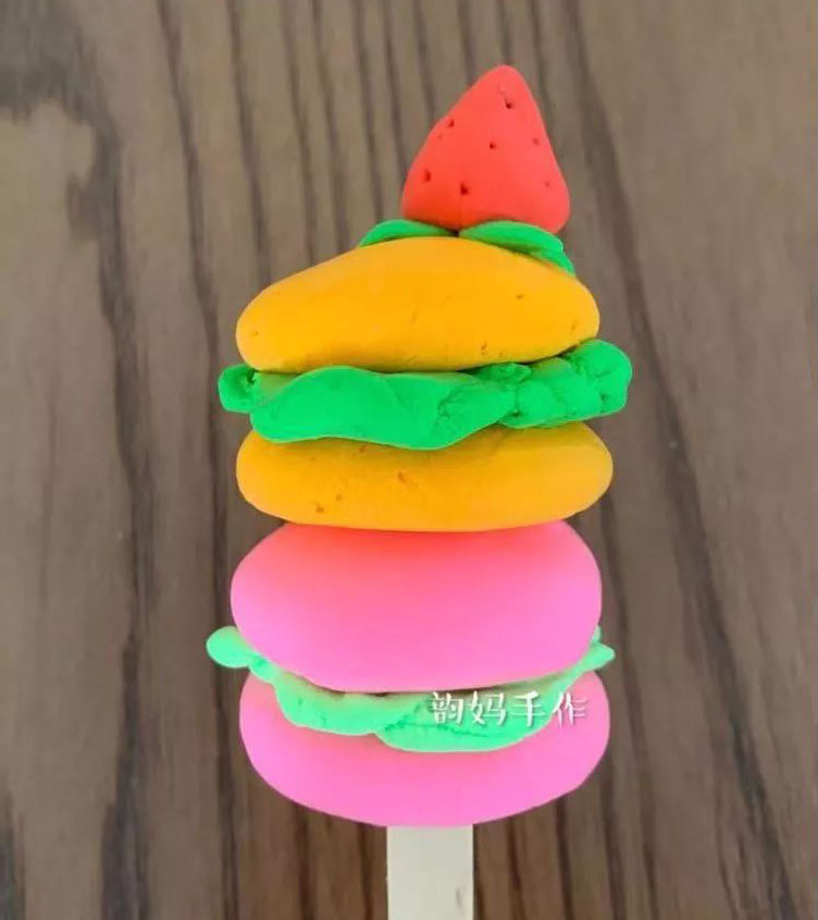 马卡龙粘土作品步骤