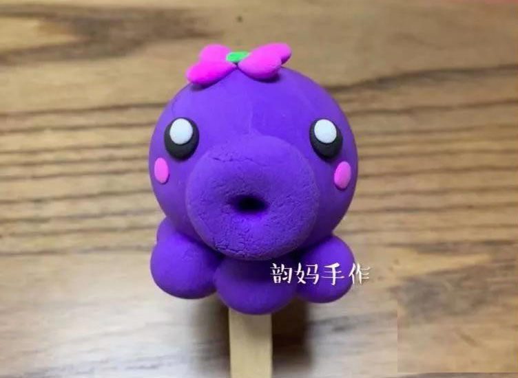 小章鱼粘土作品步骤-图4
