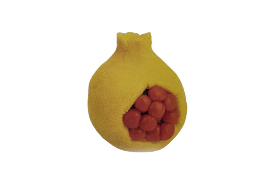 石榴的橡皮泥捏法教程