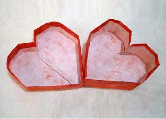 心形盒子的折法