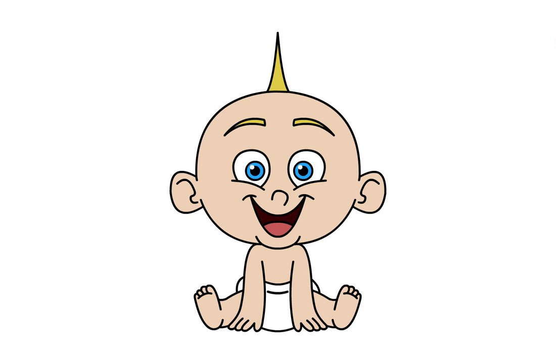 小超人巴小杰怎么画