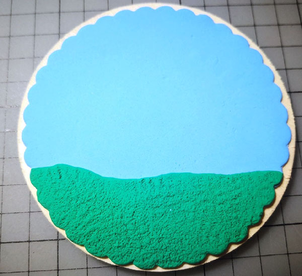 小猪佩奇贺年粘土画