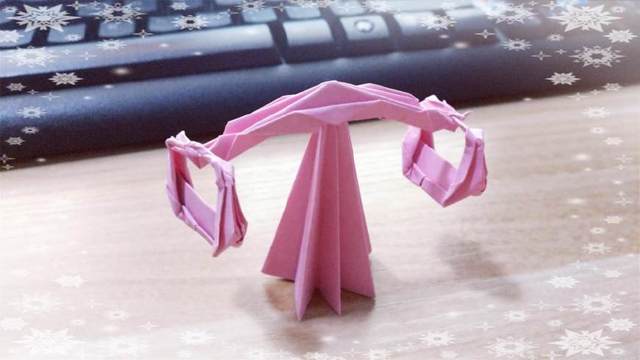 天秤座星座折纸图解