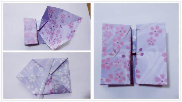 步骤4：上面的一步左边半部分折好了之后，然后右边的也是重复折就好啦，为了怕你们不清楚，我就再多做一遍哈，过程我就不再说了，你们看图片就好啦，左右2边都对折好后就是最后边的图片。