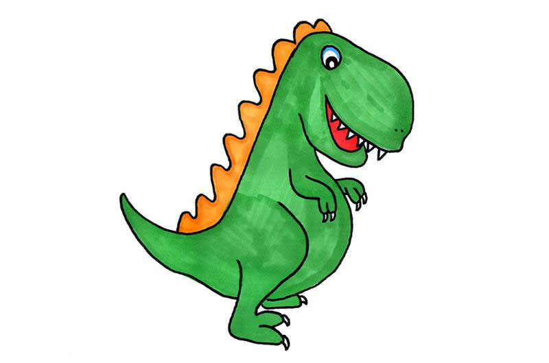 霸王龙简笔画怎么画