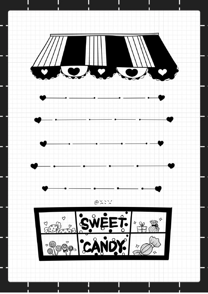 简易绿植手抄报边框素材-图4