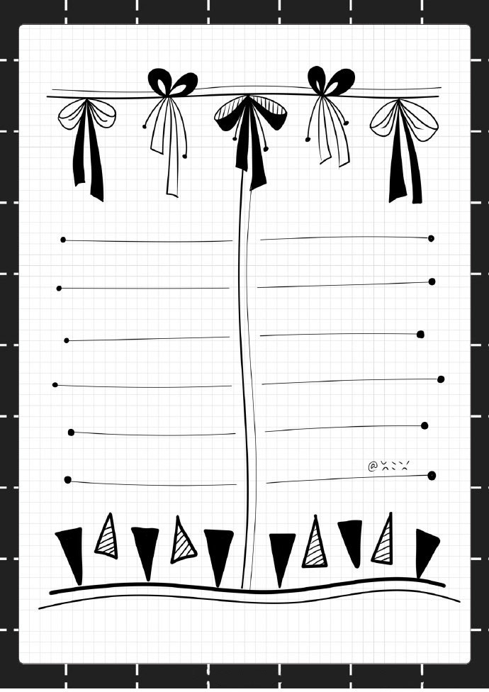 简易绿植手抄报边框素材-图7