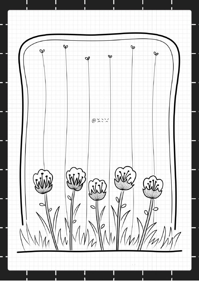 简易绿植手抄报边框素材-图9