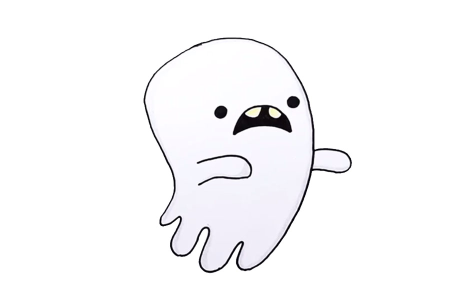 万圣节幽灵的画法