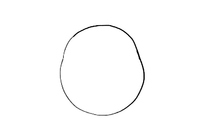 步骤2：然后把交叉的部分擦掉，剩下外轮廓。