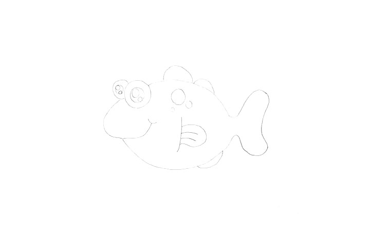 步骤4：身上的花纹。