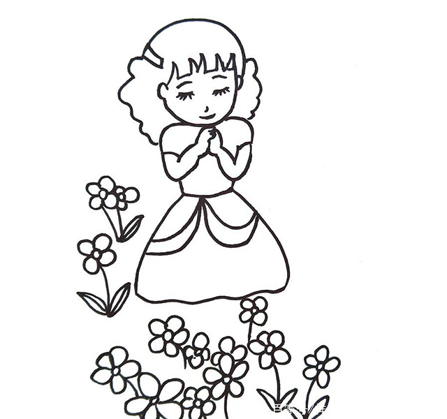 步骤10：画出一些小花花