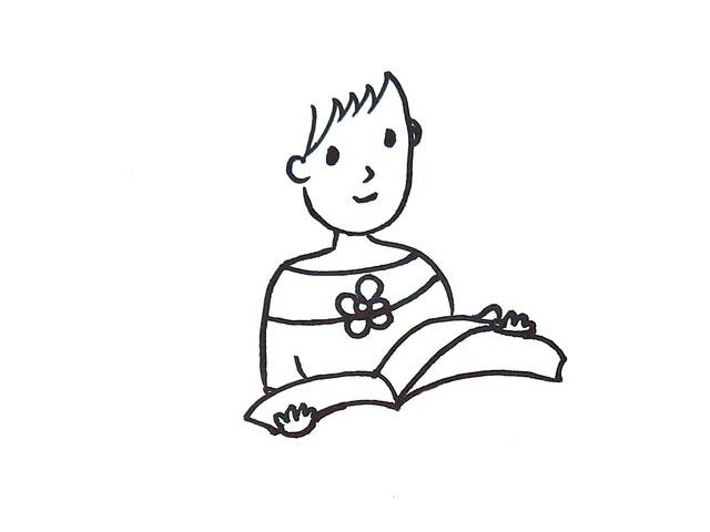 步骤7：画出书的厚度