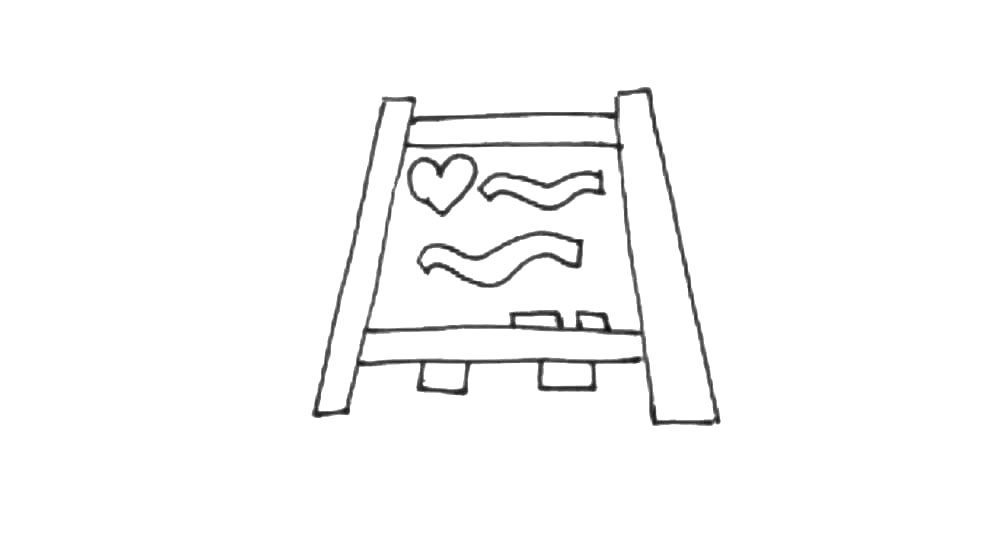 步骤4：后面我们还要加上方形的木条。