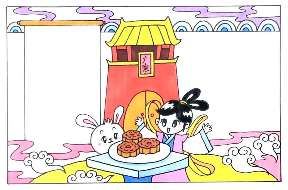 2019年最新中秋手抄报