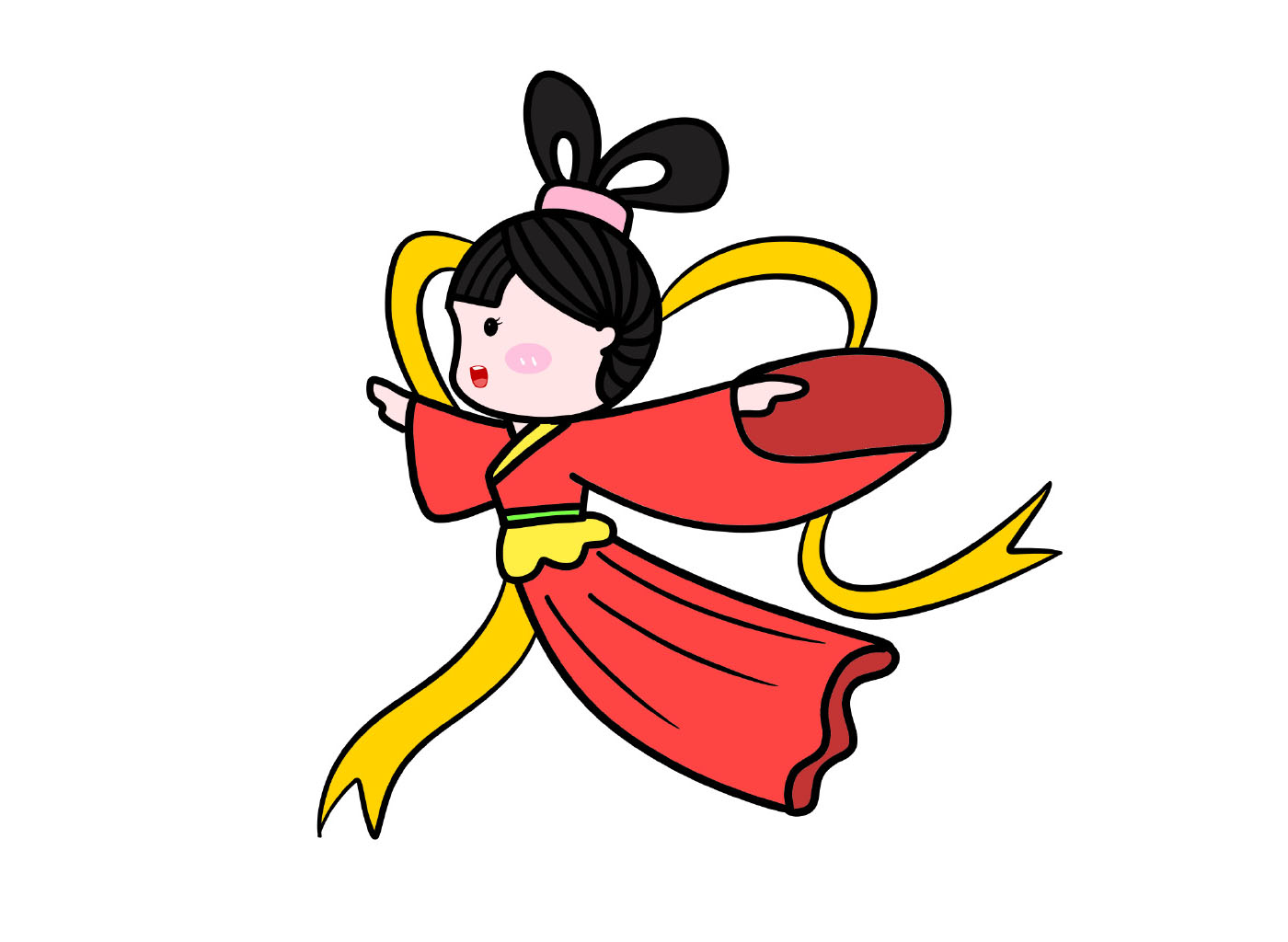 嫦娥的画法步骤