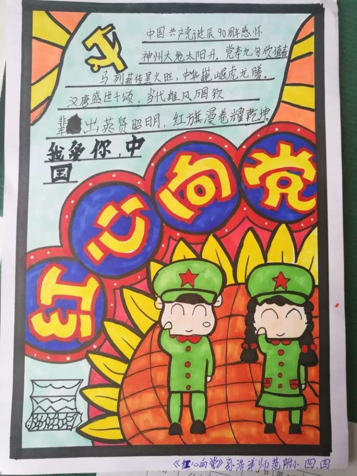 红星照耀中国主题手抄报-图1
