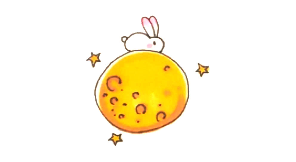 月兔简笔画画法步骤