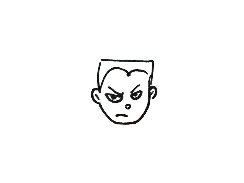 步骤3：画出五官和表情