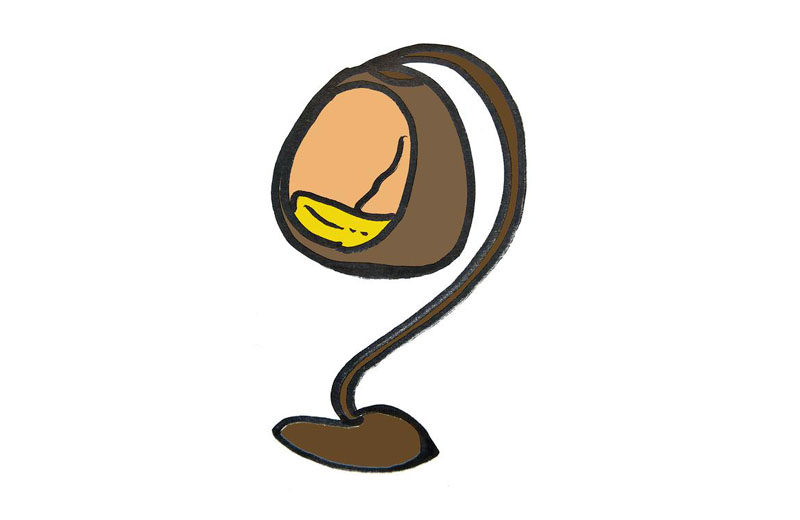 吊椅简笔画怎么画