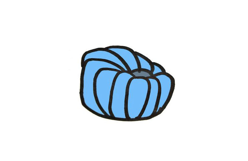 南瓜沙发简笔画