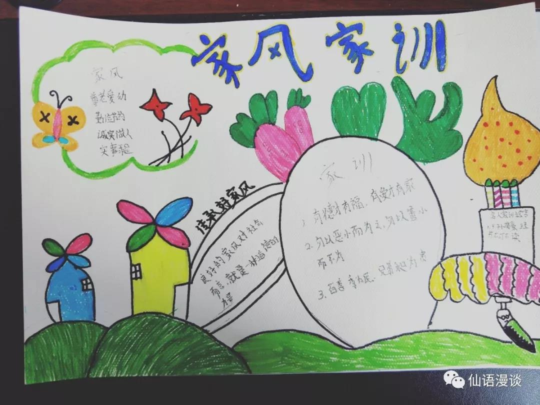 关于家风家训的主题手抄报-图2