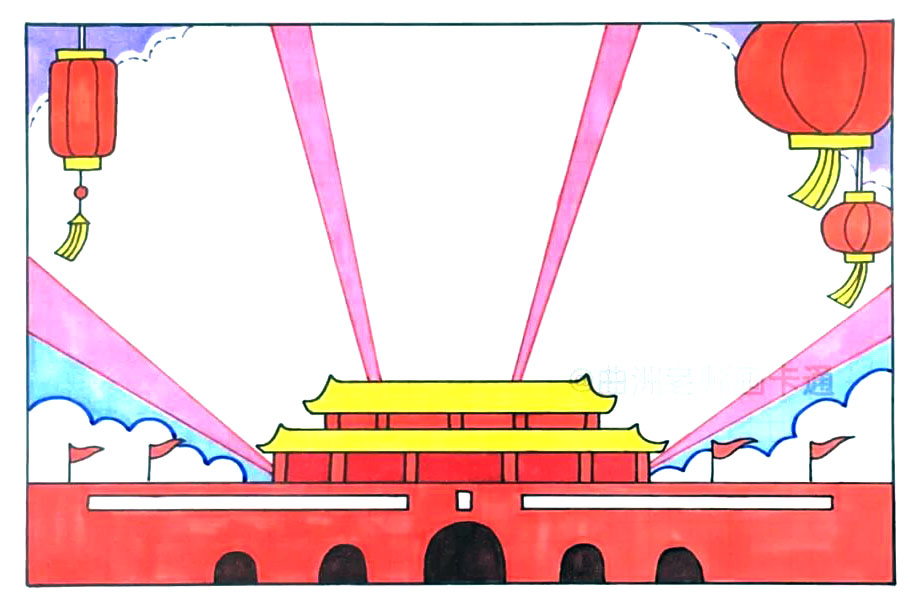 2019年国庆主题手抄报