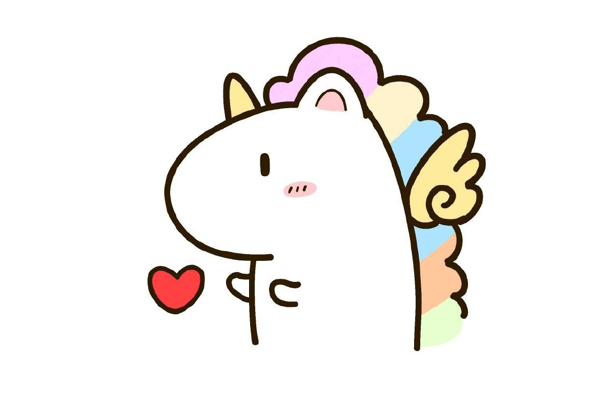 超可爱独角兽简笔画教程