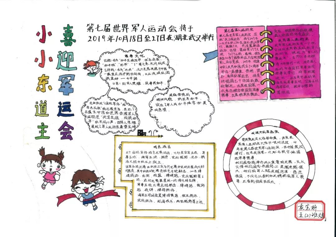 关于2019军运会的手抄报-图3