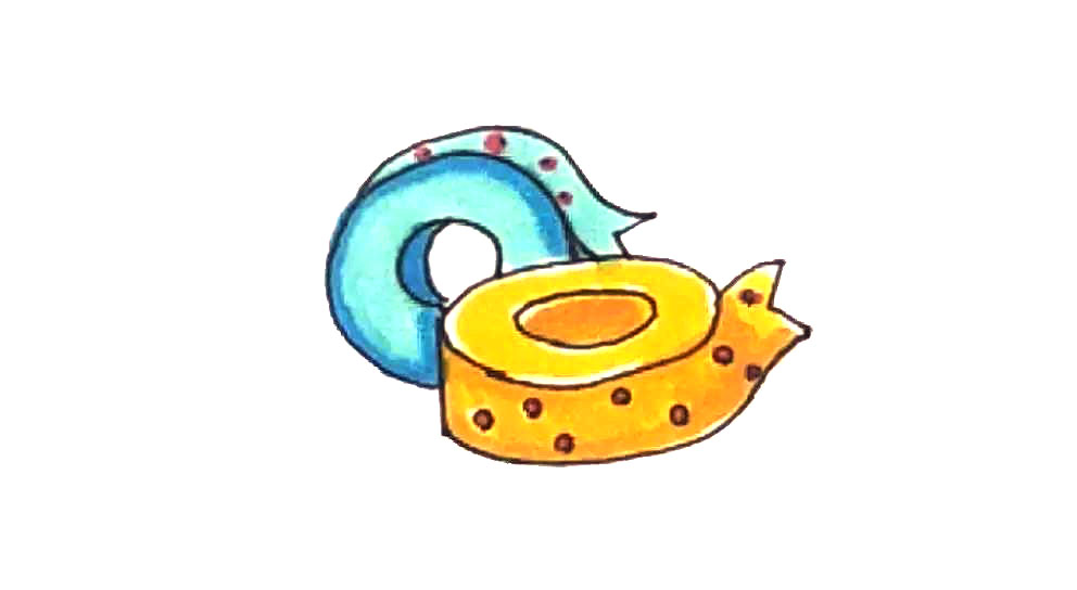 胶带简笔画教程