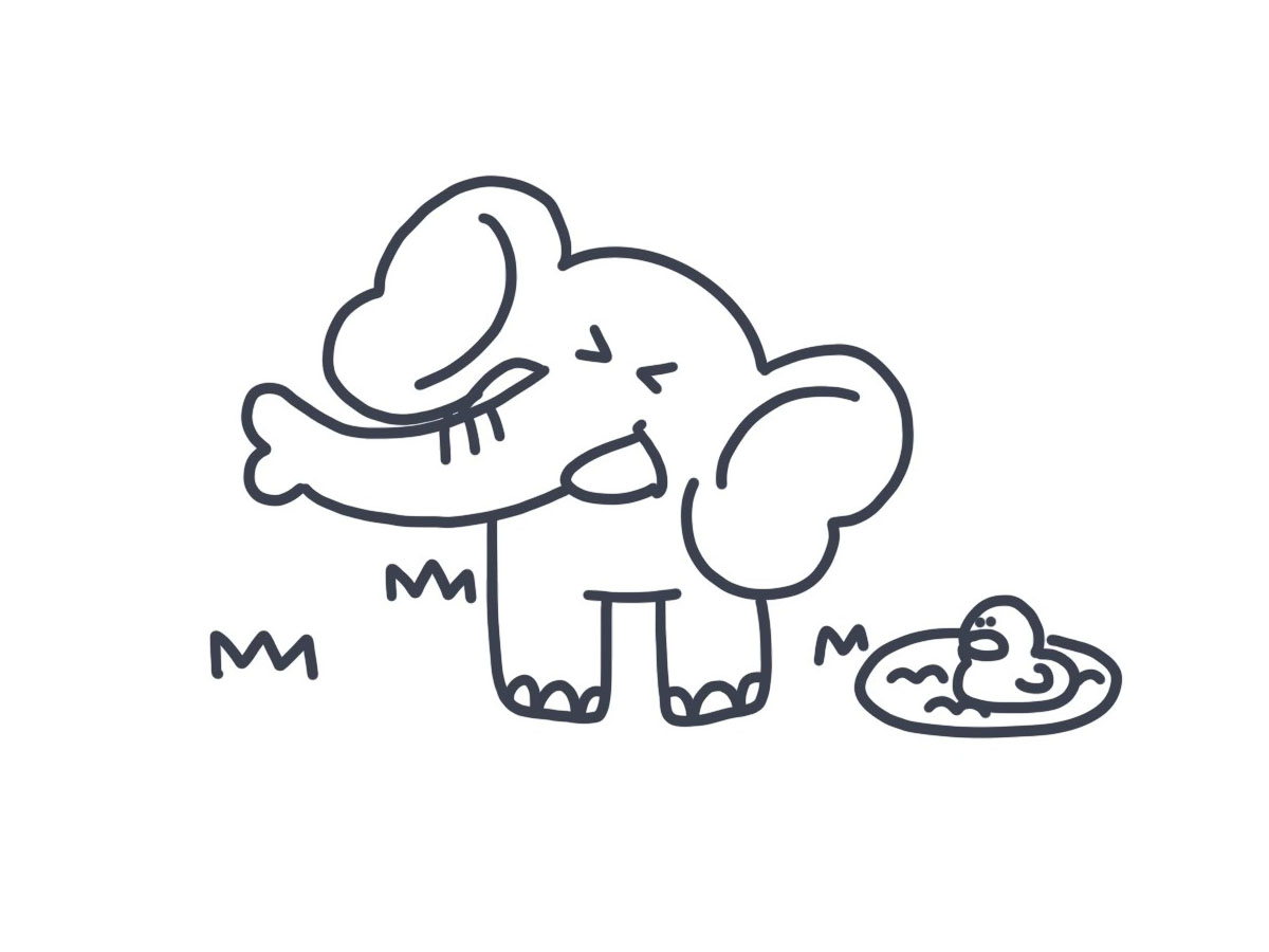 步骤8：画草地装饰一下